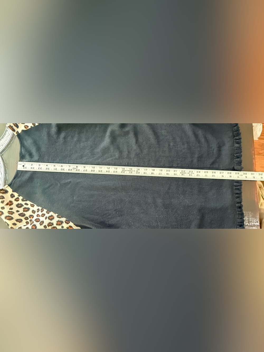 Umgee Boho Linen Blend
Leopard Print tiered Ruffle Sleeve Tunic
EUC Oversized M - Picture 9 of 9
